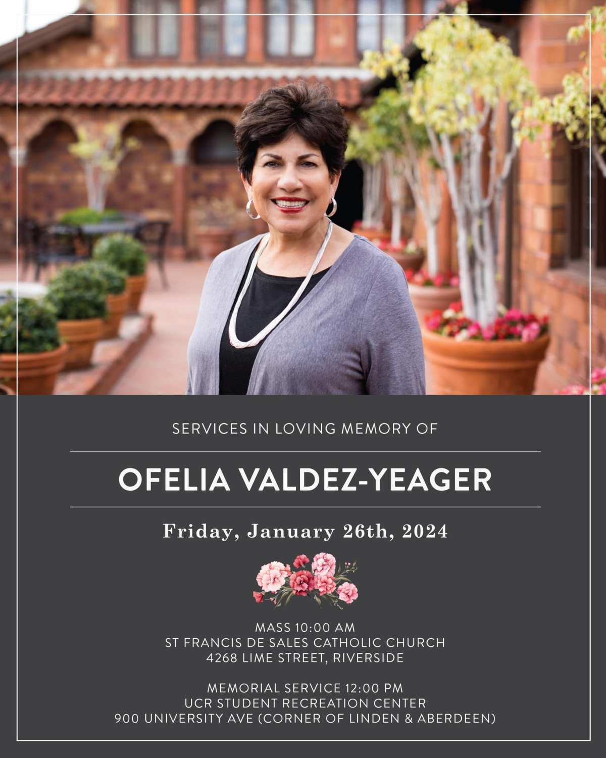Honoring Ofelia Valdez-Yeager